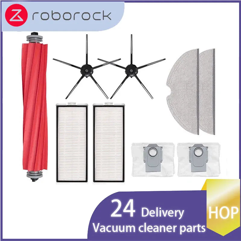 Roborock Q7 / Q7+ / Q7 Max+ Robot Vacuum Roller Brush, Hepa Filter, Side Brush, Mop Cloth