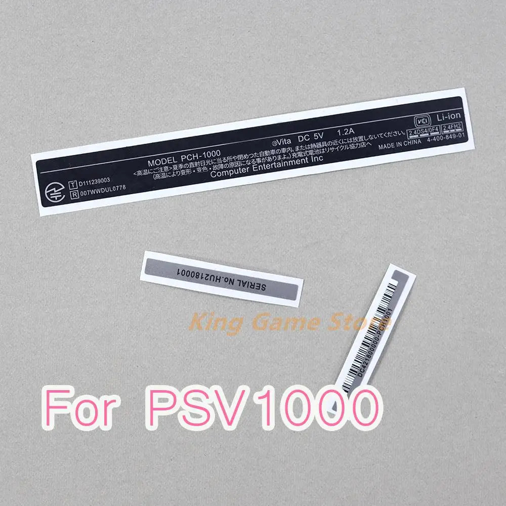 1set/lot Back Shell Case Label Sticker Replacement For PS Vita 1000 For PSV 1000 PSV1000 PCH-1001 1006 Stickers