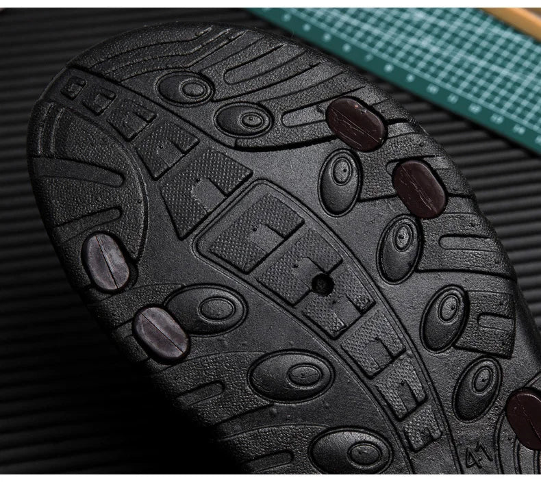 Summer Men Sandals Open Toe Flat Mens Casual Shoes Outdoor Walking Sandals for Men Beach Shoes sandalias hombre Men slippers