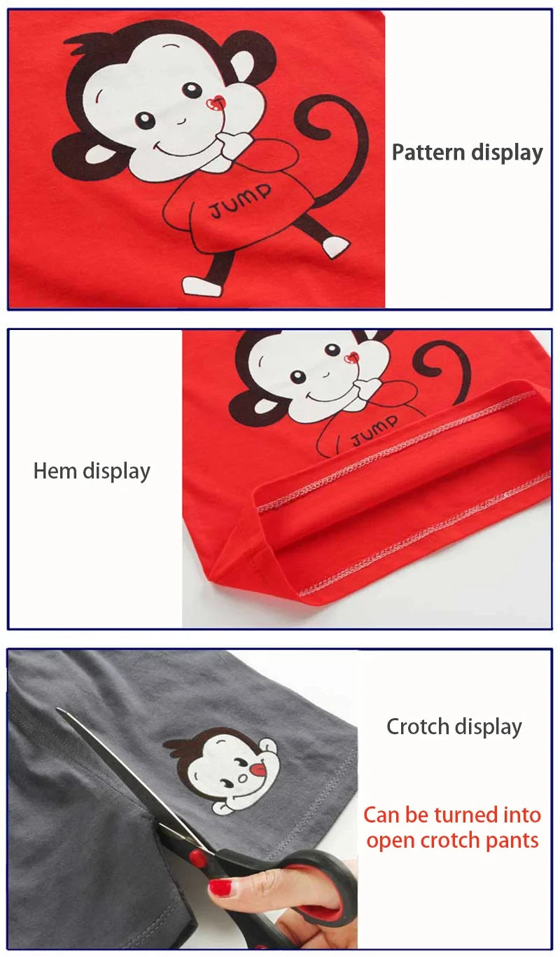 Kids Clothes Set Baby BoyGirl T-Shirt + Shorts Summer Clothing Cotton Cartoon Casual Boys Tracksuit Children Baby Clothes Set