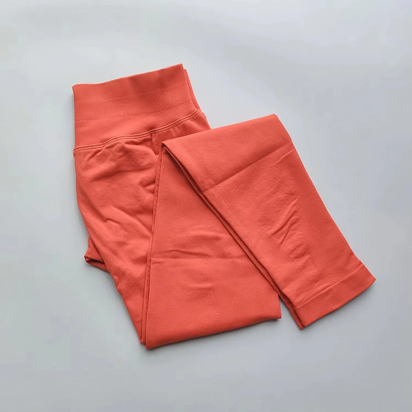 Leggings with Logo Scrunch Seamless Yoga Women Legging Gym Sports Pants Low Ribbed Band High Stretch Fitness Tights Pant