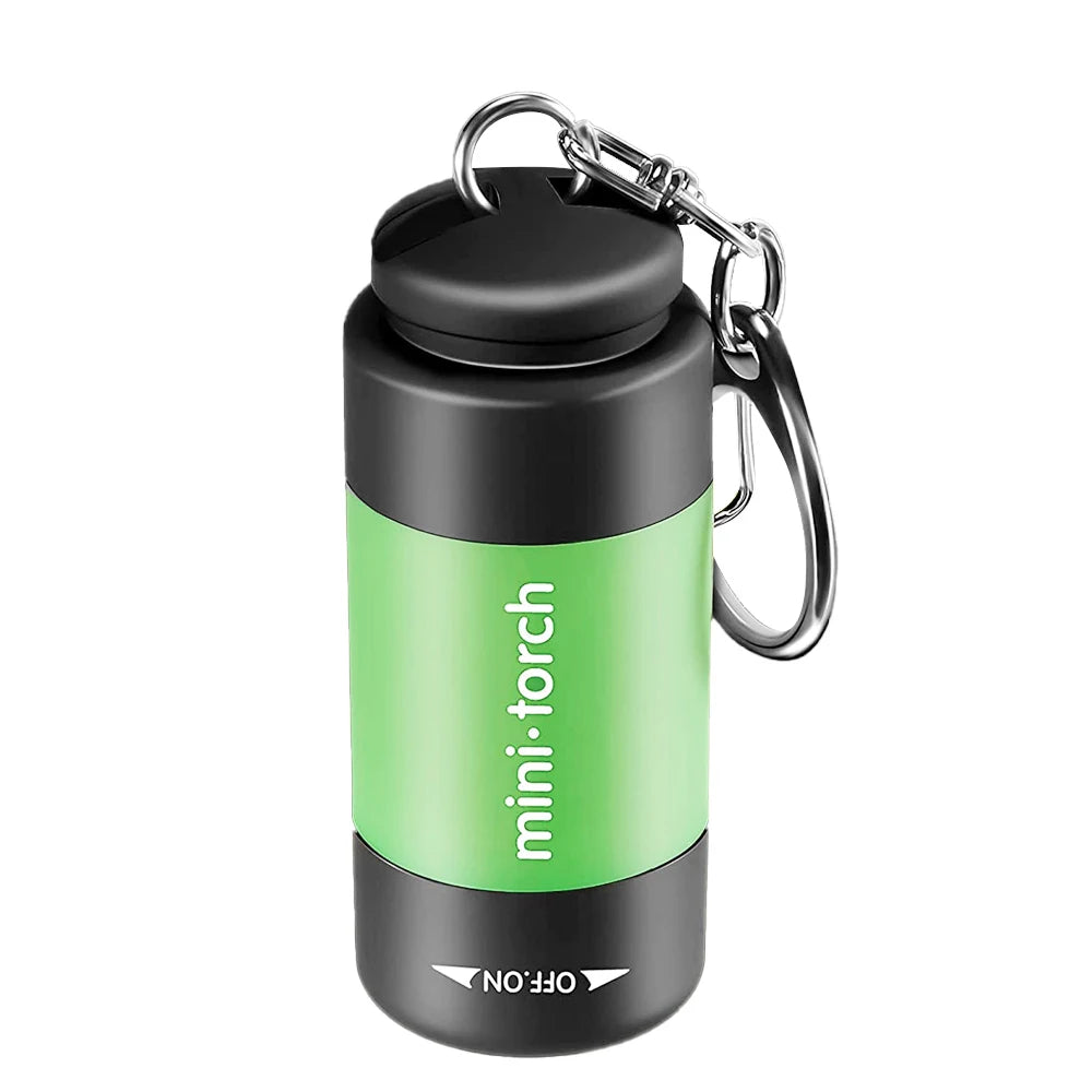 3/1pcs LED Mini Torch Light USB Rechargeable Flashlight Outdoor Waterproof Keychain Torches Lights For Hiking Camping Lighting