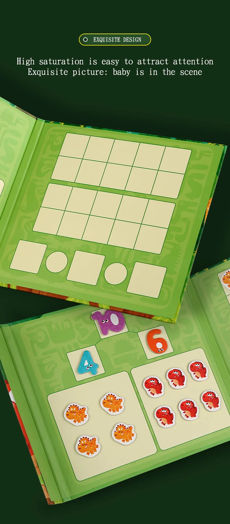 Children's math enlightenment teaching aids, number decomposition, addition and subtraction toys, educational magnetic puzzle