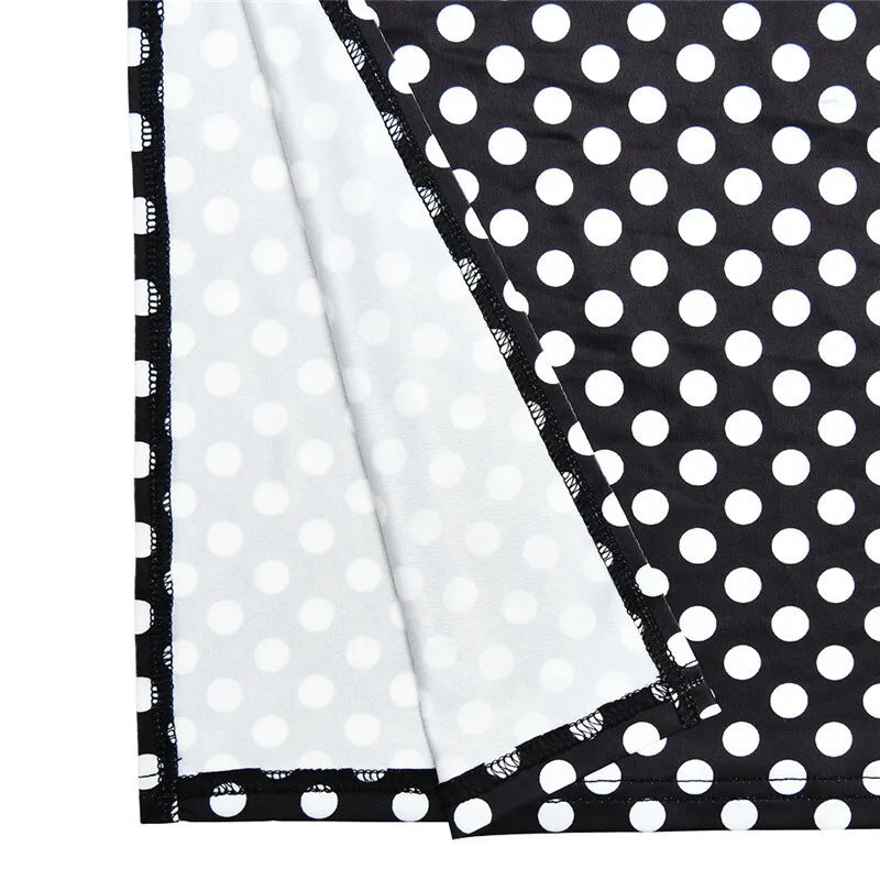 Mozision Off-shoulder Polka Dot Maxi Dress For Women Gown Fashion Halter Sleeveless Backless bodycon Split Long Dress Elegant