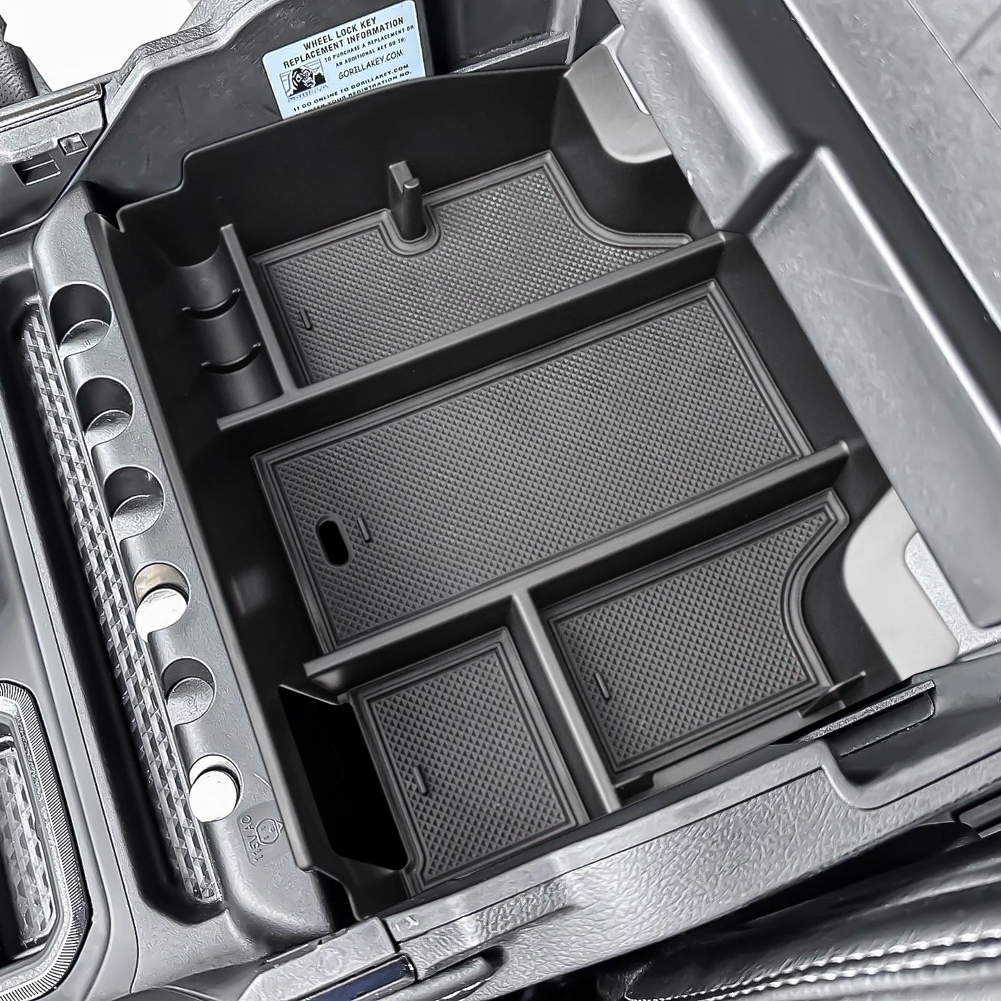 Center Console for 2024 Dodge RAM TRX 1500 2023 2022 2010-2021 Armrest Storage Organizer Car Storage Box Coin Interior Tray Box
