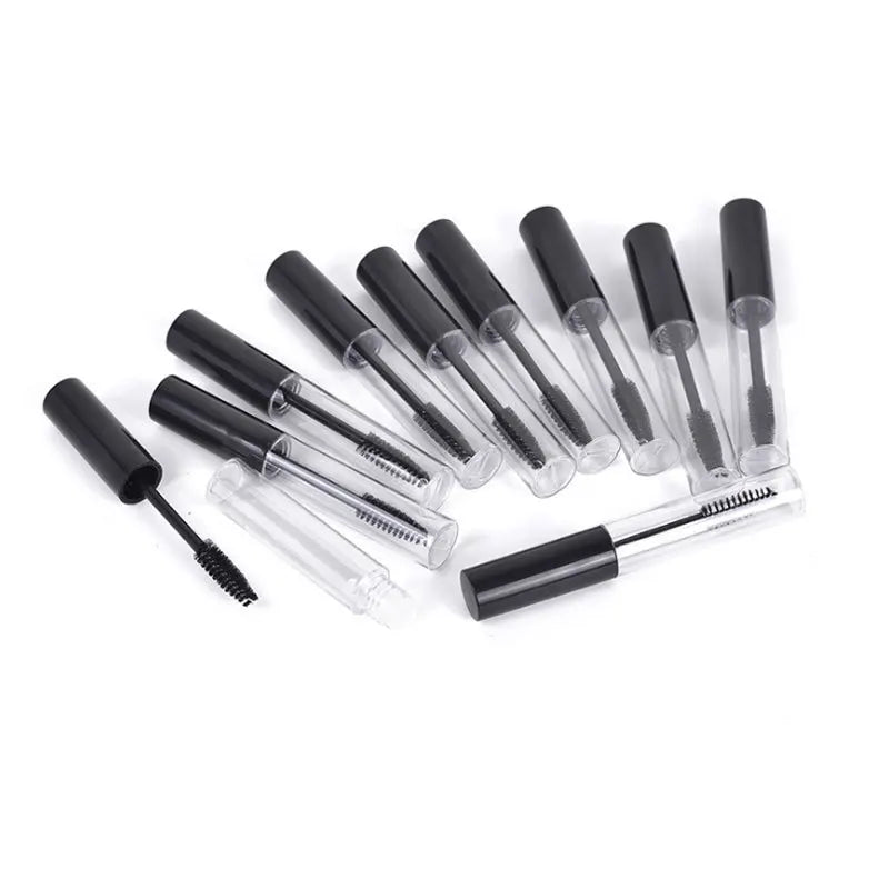 10/20/50Pcs 10ml Empty Mascara Tube DIY Wand Eyelash Cream Container Makeup Packaging Sample Bottle Plastic  Refillable Bottles