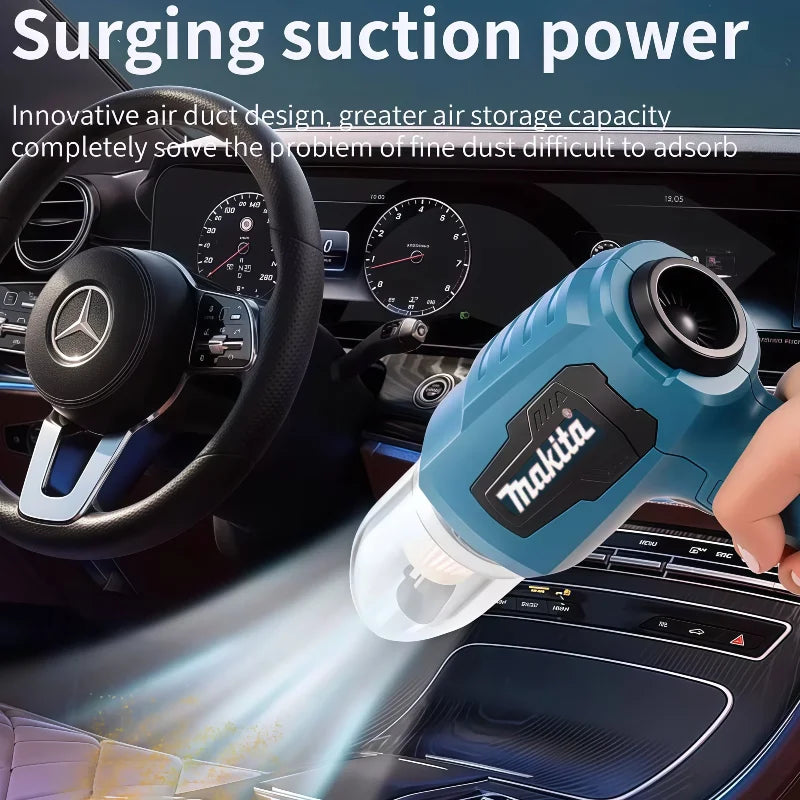 Makita Cordless Mini Car Vacuum Cleaner Multifunction Dust Collect Handheld Rechargeable Power Tools For 18V Battery