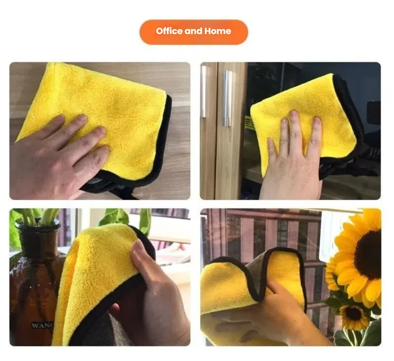 High Quality Microfiber Car Wash Towel Absorbent, Scratch - Free Cleaning Cloth for Drying & Auto Detailing - Ideal for Car Care