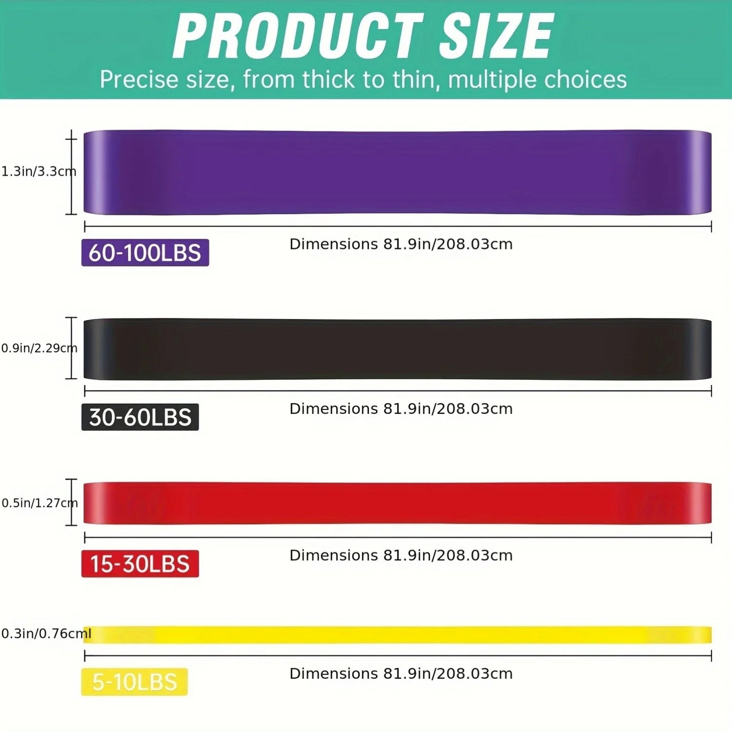 4Pcs/set Resistance Band, Pull-up Belt, Pull-up Auxiliary Belt, Exercise Belt, Leg Resistance Band, Muscle Training