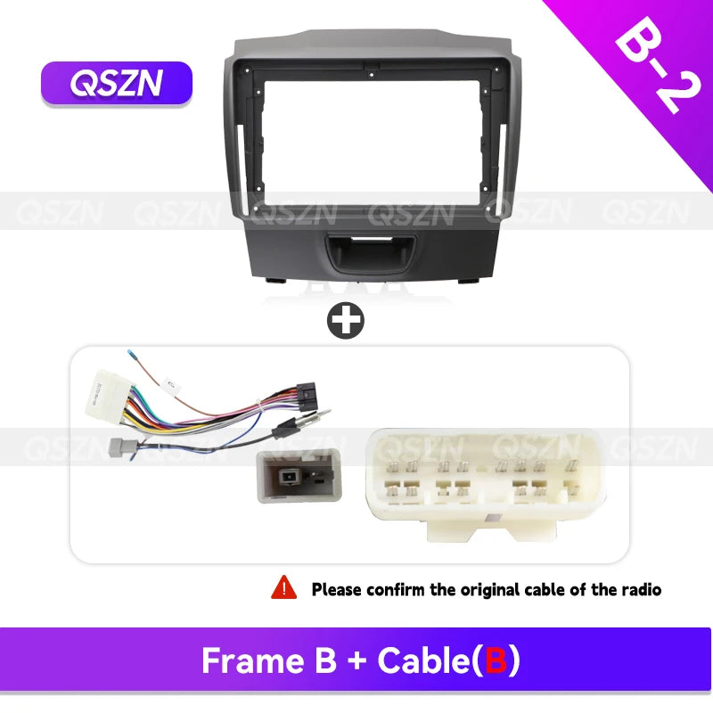 QSZN 2012-2016 For ISUZU D-MAX/MU-X/Chevrolet Trailblazer/Colorado/S10 2012-2016 Car Radio Android Player Stereo Frame Fascia