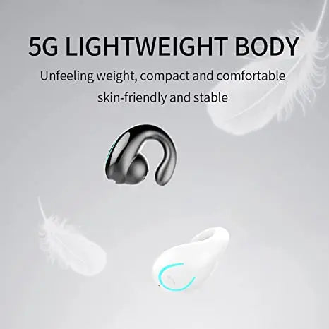 Single Ear Clip Bluetooth Wireless Sports Earphones Gaming TWS Earphones Bluetooth Earphones Comfortable and Portable