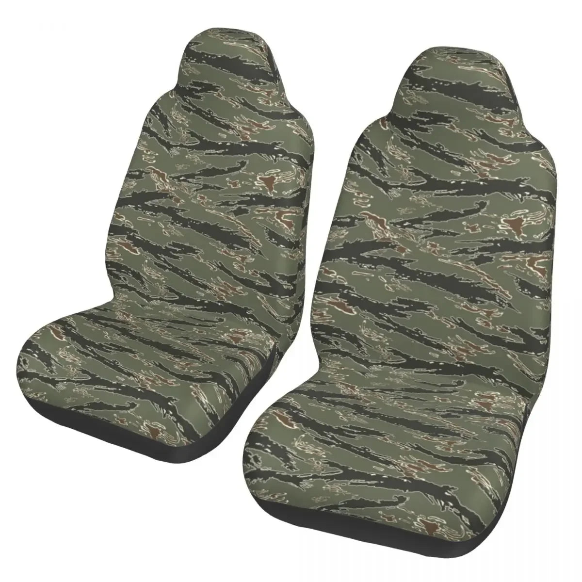 Urban Style Camouflage Universal Car Seat Cover Off-Road For SUV Multicam Front Rear Flocking Cloth Cushion Fabric Hunting