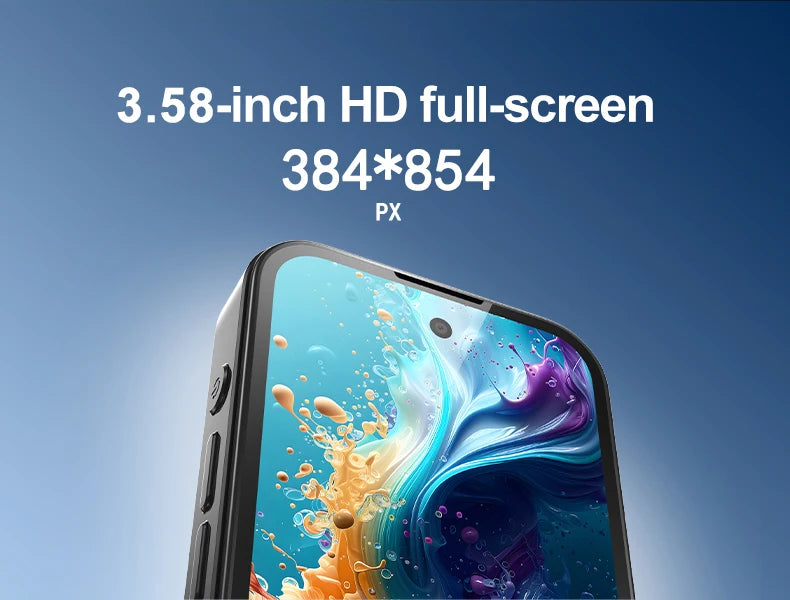 SOYES Q333 4GB RAM 64GB ROM Android 12.0 Smartphone MTK6762 2000mAh Face ID 4G LTE Type-C OTG 3.58‘’ Screen 8MP/5MP Small Phone