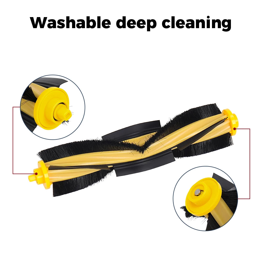Main Roller Brush For Ecovacs OZMO 920 950 T5 T8 T8 Max T8 AIVI T9 N7 N8 Pro Yeedi 2 Hybrid Robot Vacuum Cleaner Spare Parts