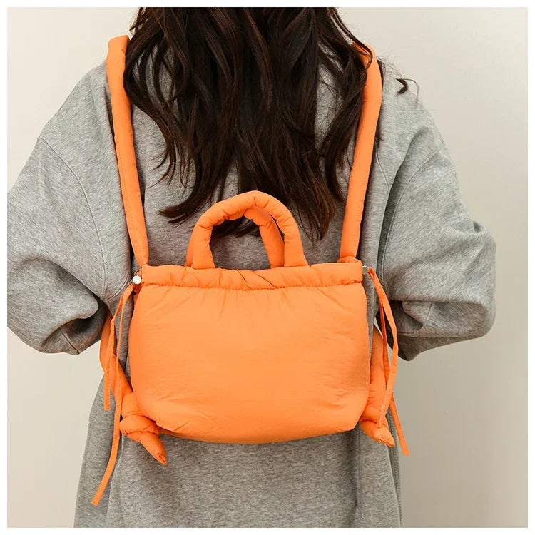 Super Cool Simple Versatile Handbags for Women 2025 Casual Hot Sale Colorful Nylon Small Square Shoulder and Crossbody Bags