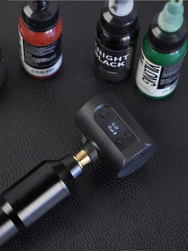 YILONG Wireless Tattoo Gun Kit With 1400MAH Power Professional Rotary Tattoo Machine Pen Set for Tattoo Artist and Beginners