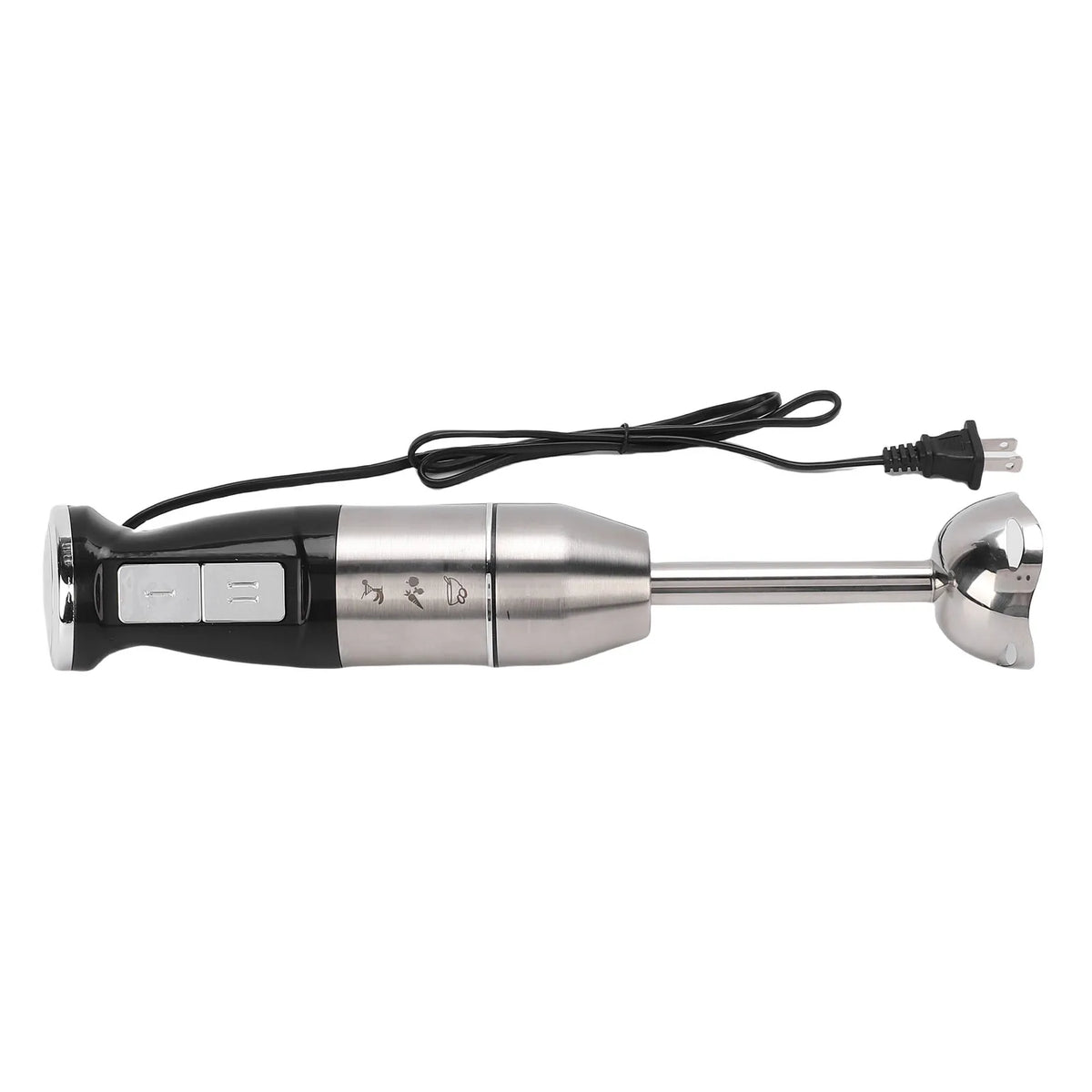 Immersion Hand Blender 400W Electric Handheld Portable Stick Mixer for Effortless Blending Smoothies Shakes Puree Round