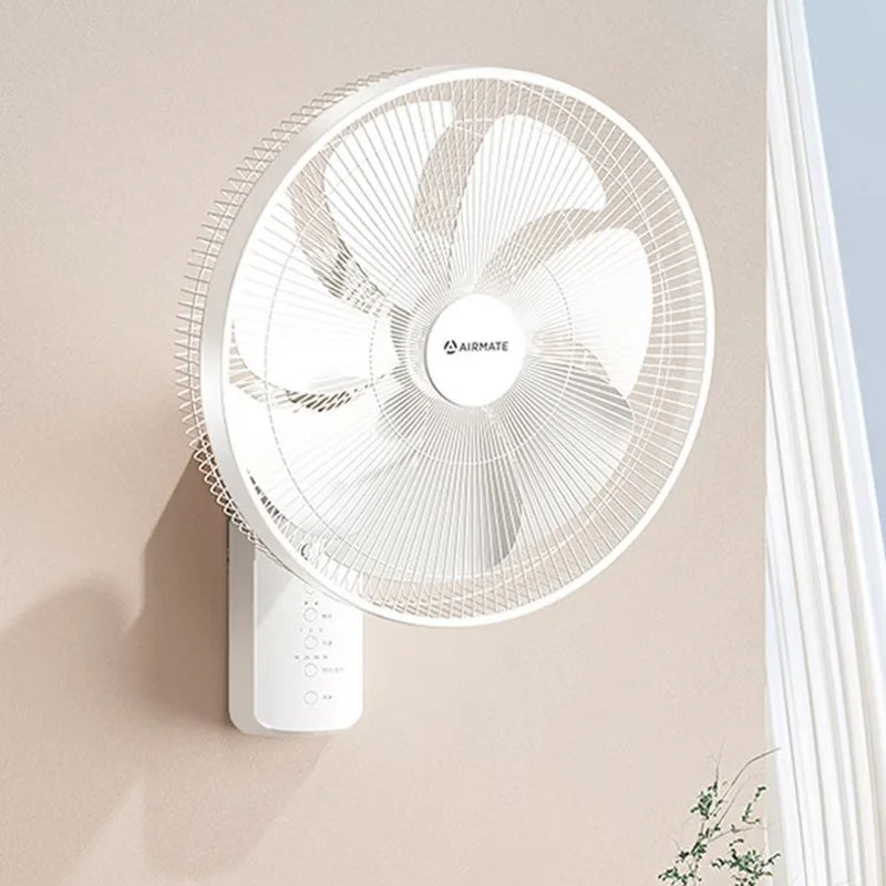 Quiet 7-Blade Wall Mount Fan Remote Control Commercial Fan for Restaurant Canteen, Dorm and Industrial Spaces
