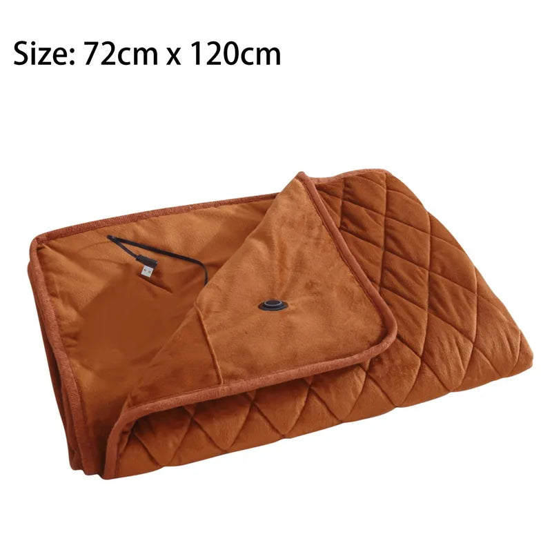 5V USB Large Loose Electric Blanket Powered By Power Bank Winter Bed Warmer Heated Sofa  Blanket Body Heater Bed Warmer Mat