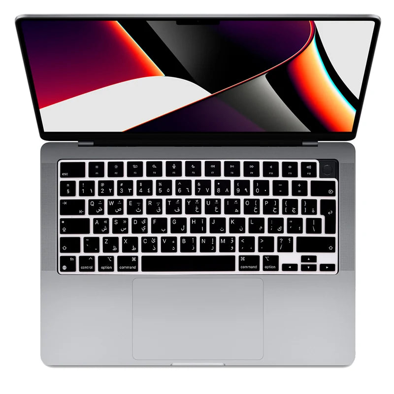 Persian Arab Arabic Letter Keyboard Cover Skin for MacBook Air 13 M2 A2681 2023 Pro 14 16  A2442 A2485 A2779 Pro16 A2780 2022
