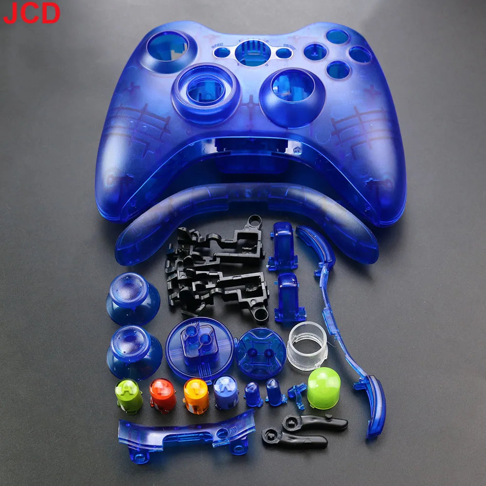 JCD Wireless Game Controller For XBox 360 Case Gamepad Protective Shell Cover Full Set With Buttons Analog Stick Bumpers