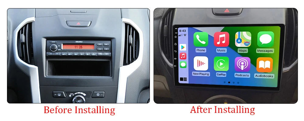 Android 15 Car Carplay Player For Chevrolet Holden S10 TRAILBLAZER COLORADO ISUZU DMAX GPS Radio Audio Multimedia Stereo BT Navi