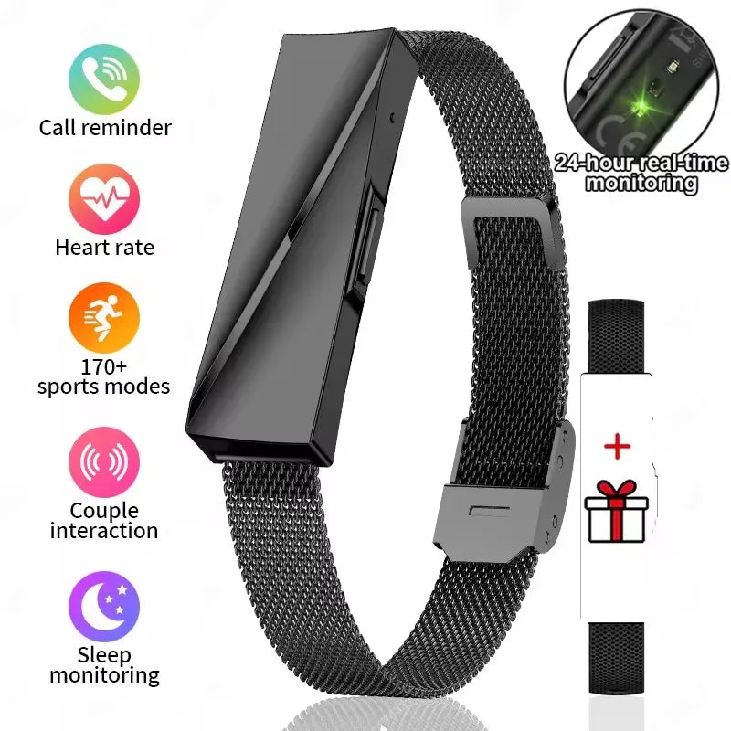 Women Smart Bracelet with Heart Rate Monitor Activity Fitness Tracker Sports Wristband Waterproof Smart Watch Men Smartband