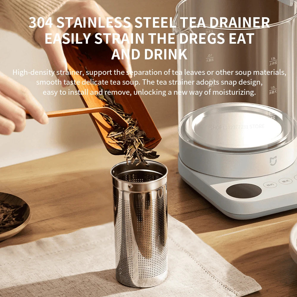 NEW XIAOMI MIJIA Multifunctional Health Pot Electric kettle N1 Household Appliances 800W 304 Stainless Steel Heat Preservation