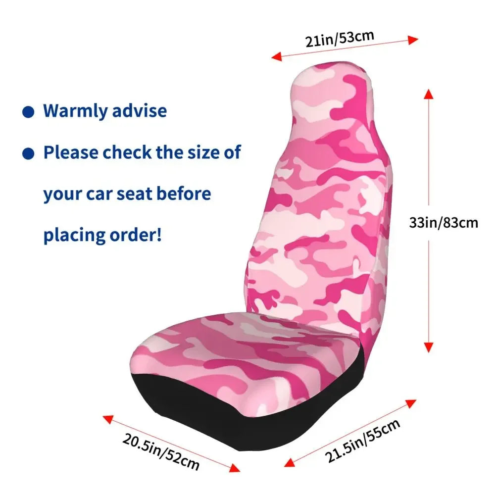 Urban Style Camouflage Universal Car Seat Cover Off-Road For SUV Multicam Front Rear Flocking Cloth Cushion Fabric Hunting