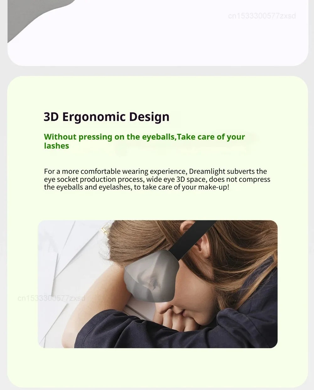 Dreamlight 4S Pro Generation Full Shading Relaxing Eye Mask Sleeping Mask Block Out Light Sleep Portable Travel Relax Eyepatch