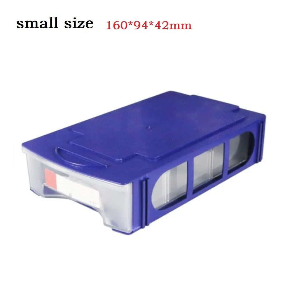 Storage Box Stackable Plastic Hardware Parts Storage Boxes Component Screws Tools Organizer Combined Cabinet Drawer Case Box