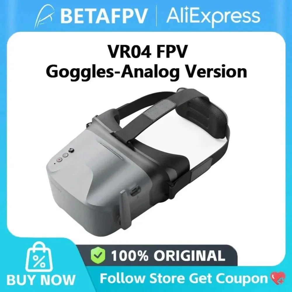 NEW BETAFPV VR04 FPV Goggles Analog /HD Version for Aquila20 RC FPV Racing Drone