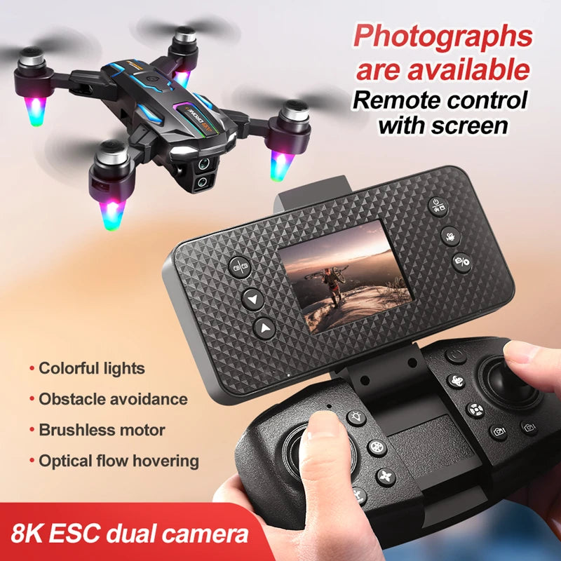 A22 Max Drone 8k Esc Dual Camera 5g Hd Aerial Photography Wifi Optical Localization Obstacle Avoidance Brushless Rc Drone