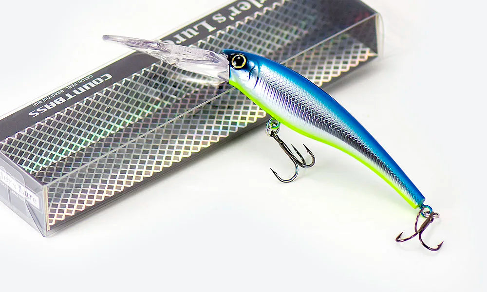 COUNTBASS Crankbaits Hard Plastic Fishingg Wobblers Shad Minnow Bass Pike Perch  Angler's Lure 90mm 13g