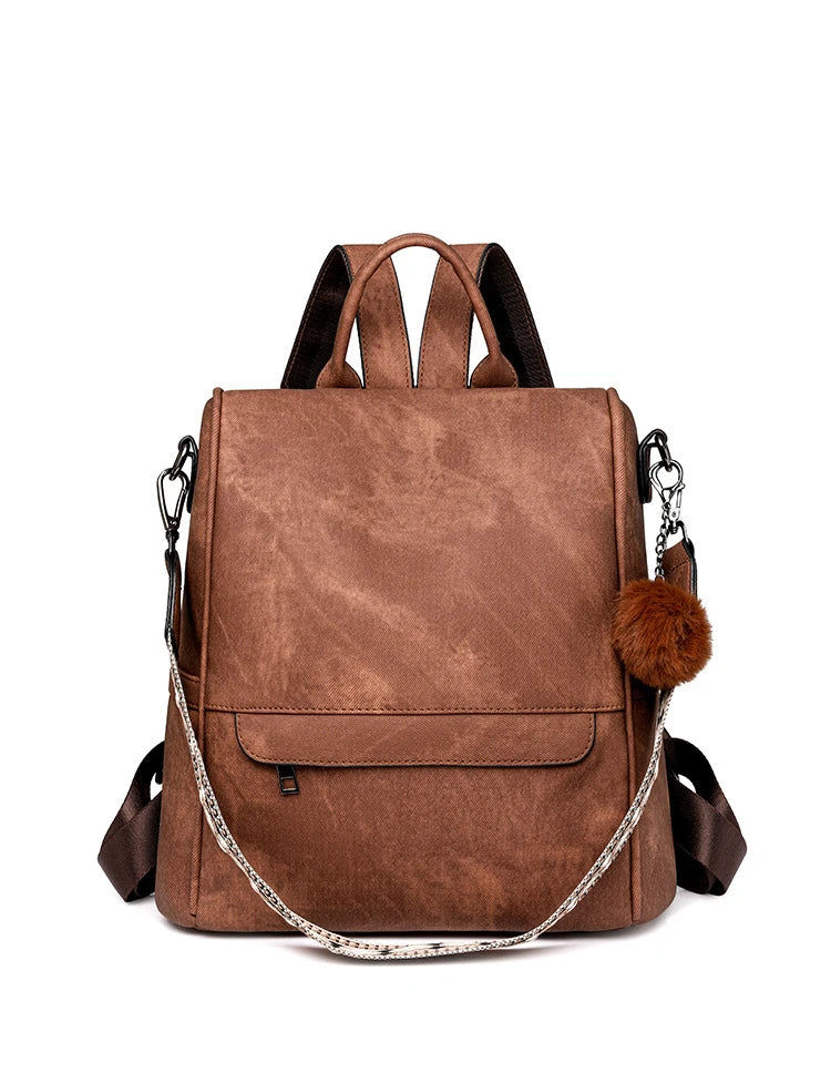 Womens Purse pu Leather Backpack Purse for Women Fashion Backpack Ladies Designer Ladies Shoulder Bags for Travel College Work