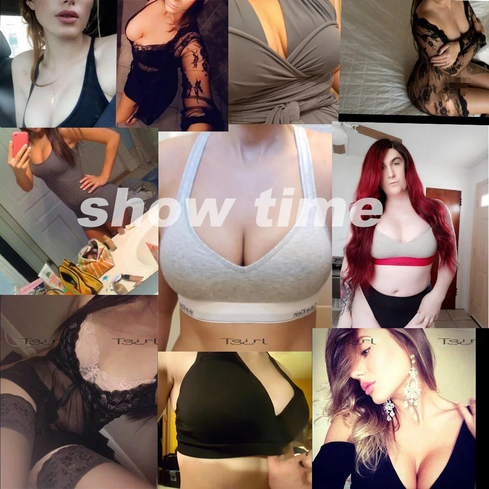 Halloween Cosplay Fake Chest False Boobs Silicone Filler Realistic B-H Cup for Crossdresser Transgender Drag Sissy Cosplay Chest