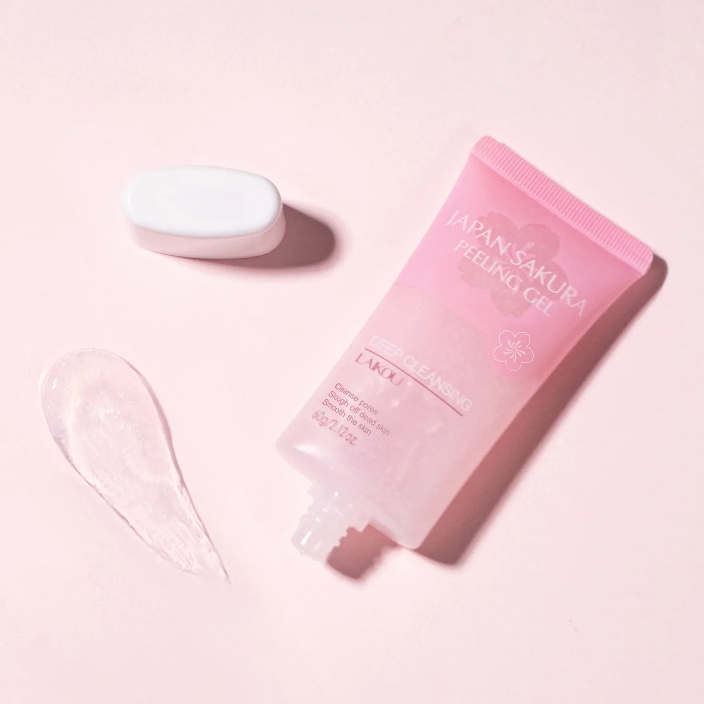 LAIKOU Sakura Face Peeling Gel Facial Exfoliation Cleans Pores Moisturizing Oil Control  Facial Scrub Skin Care 60g