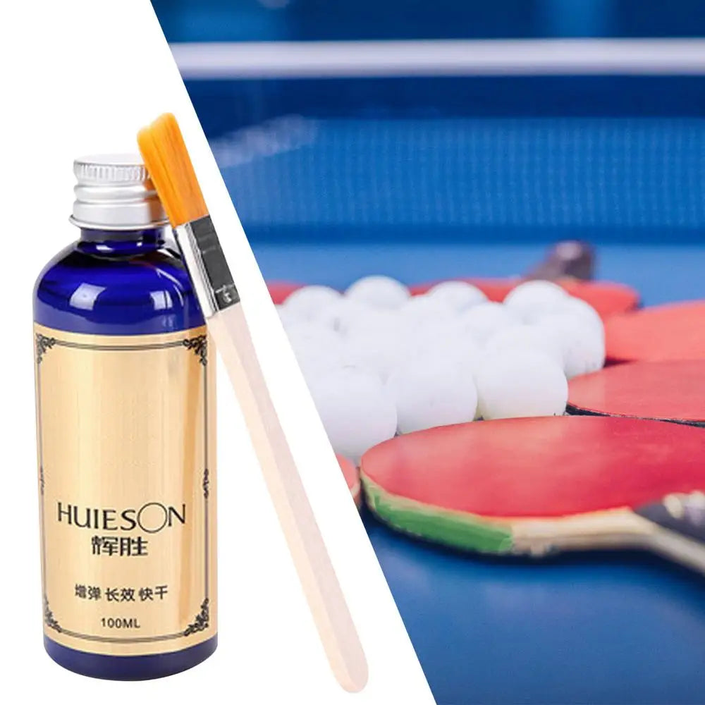 Professional 100ml Speed Liquid Super With Special Brush Pingpong Racket Rubbers Table Tennis Glue For School gym Accessories