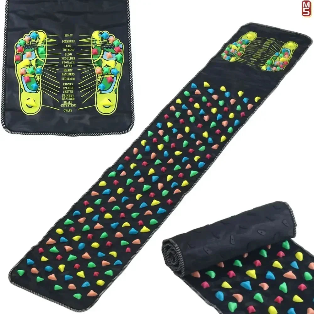 Fingerpressure Board Foot Foot Massage Pad Health Walk Foot Pressure Board Foot Massager Pad Imitation Goose Soft Stone Road