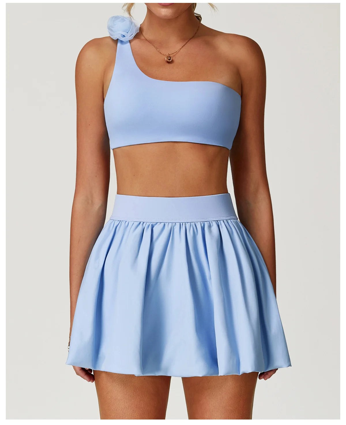 Women Sports Skirts High Waist Yoga Tennis Shorts Dress With Pocket Running Golf Skirt Quick Dry Breathable Belt Safety Pants