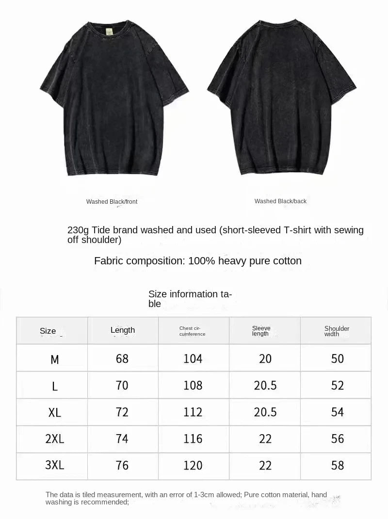 2026 Hot Vintage Manhunt Violent Horror Game Washed Graphic Print T-Shirt Retro Summer Casual Cotton Streetwear Tops