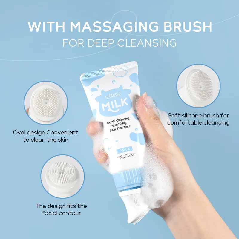10PCS Milk Nourish Skincare Set Face&Hand Dual Care - Brightening Eye Cream BB Cream Pore Cleansing Gentle Deep Hydration Christ