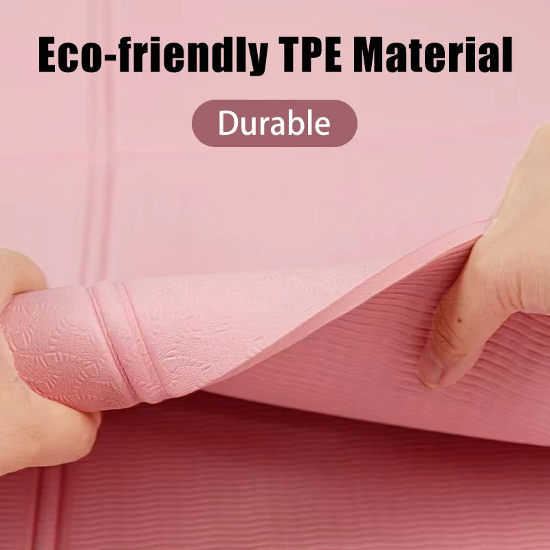 4MM Thick Convenient Yoga Mats Soft Anti Slip EVA Ultralight Indoor Fitness Exercise Foldable Gym Pilates Mat Fitness Equipment