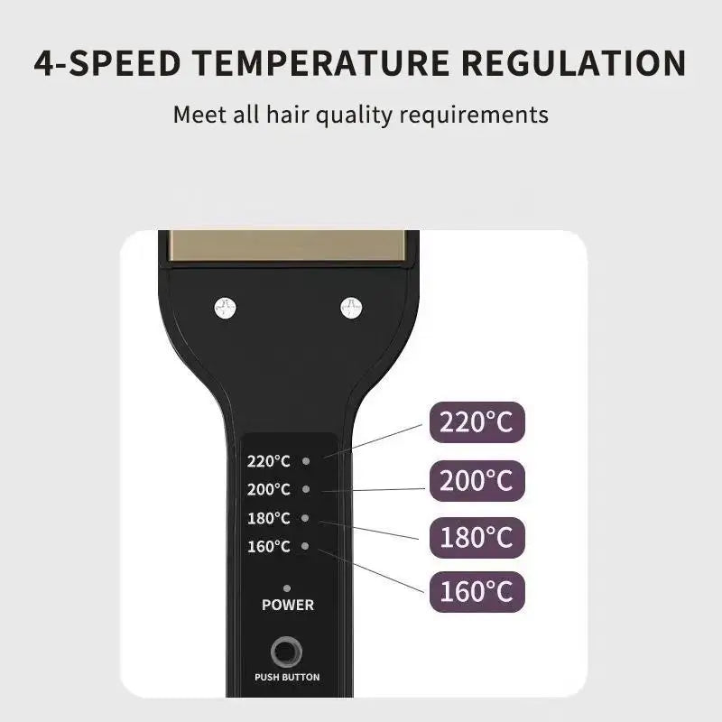 Professional Hair Straightener Curler Crimper Ceramic Corrugated Curling Iron Hair Styler Electric Corrugation Wave Styling