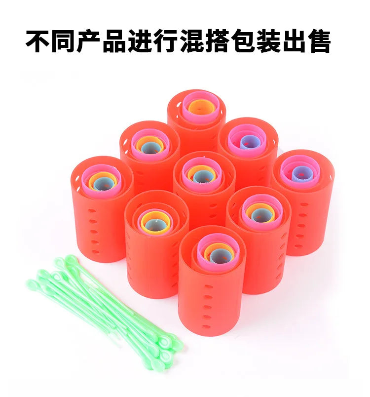 Hair Rollers Self Grip Hook Hair Curlers Heatless Hair Roller Salon Hair Dressing Curlers Jumbo Size Sticky Hair Styling Tools