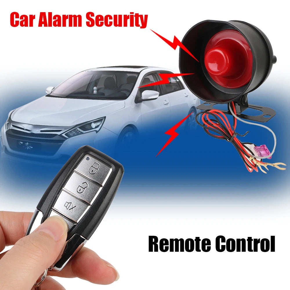 12V M8115 Car Alarm System Vehicle Burglar Security Protection Remote Control Smart Controller Dirt Bike Motorcycle Electronics