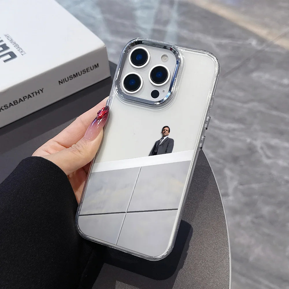 The office Tv Show Hot  Phone Case For iPhone 17 16e 16 15 14 13 12 11 mini Pro Max X XR XSMAX 8 Air Plus Transparent Soft Cover