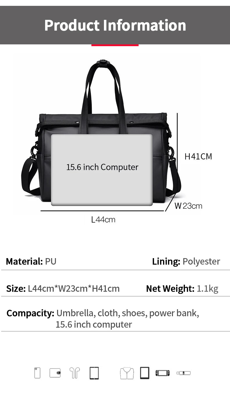 Travel Gym Bag Oxford Dry Wet Separate Bag 15.6 inch Computer Sports Backpack Waterproof Fitness Swim Boxing Basketball Football