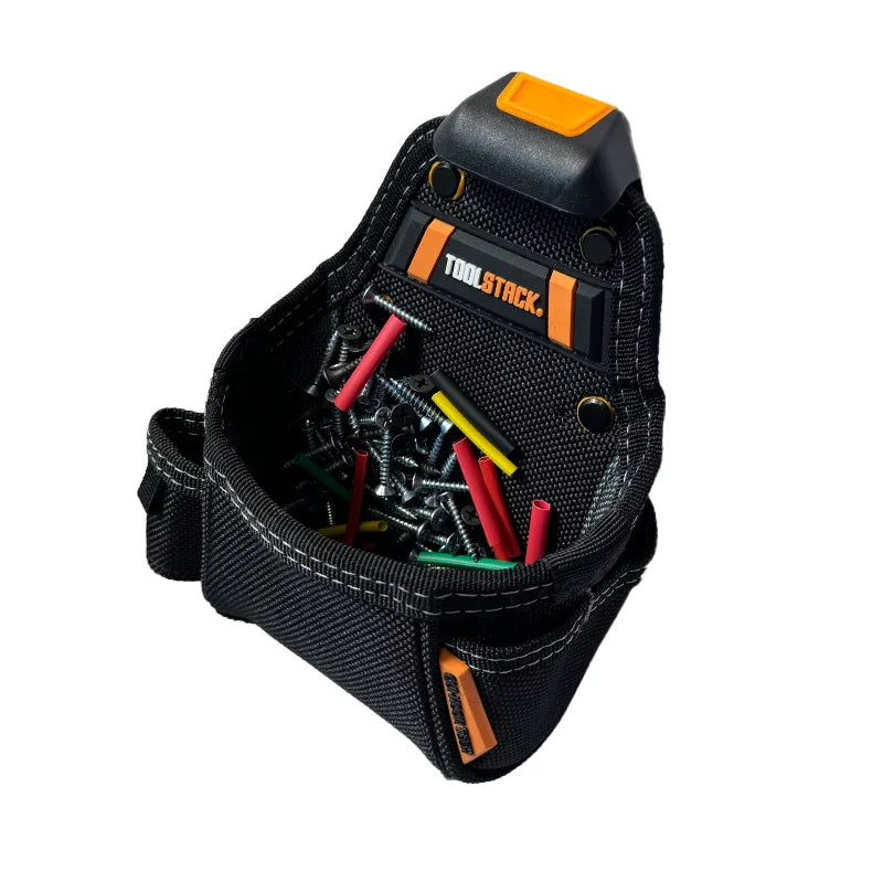 TOOLSTACK Mini Utility Toolkit Hammer & Screwdriver Waist Pouch Quick-Hook Service Kit Quality Hardwear Carpenter Work Tools Bag