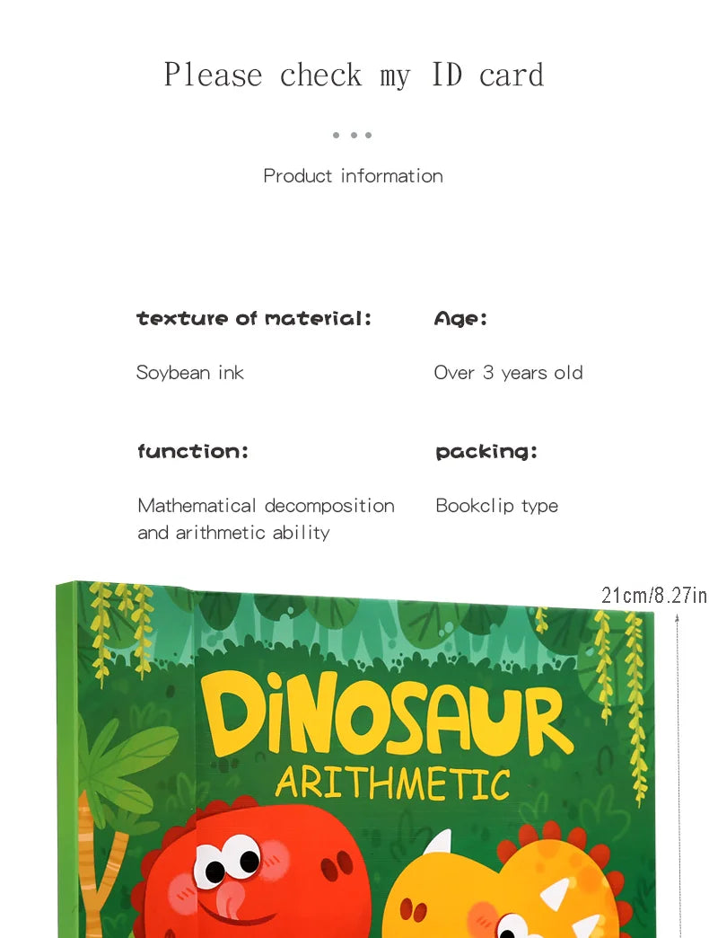 Children's math enlightenment teaching aids, number decomposition, addition and subtraction toys, educational magnetic puzzle